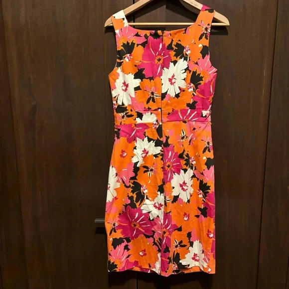 SANGRIA floral sheath dress Size 8 - Picture 3 of 4